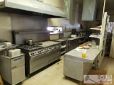 Deep Fryer, Stove/Griddle, Stainless Steel Prep Stations, and More