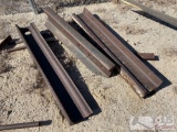 3 pieces of approx. 3? Railroad track pieces