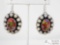 Sterling Silver Native American Handmade Earrings, 26.4g