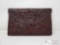 Never Carried Tooled Leather Clutch, 378.8