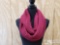 Mossimo Red Velvet Color Scarf