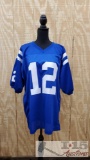 Andrew Luck Indianapolis Colts Autographed Custom Blue Style Jersey With GA COA, XL