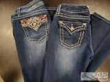Two Pairs of Miss Me Jeans, 30