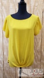 I?N?C Mustard Yellow Shirt, XL