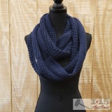 Blue Infinity Scarf