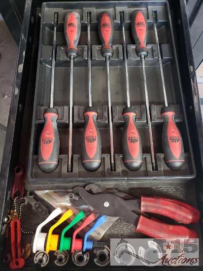 Mac Tools 7pc Torx Set and Fuel Line Disconnects