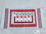 Hand Wooven Native American Blanket