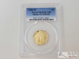 .900 Gold 1986-W Statue of Liberty $5 Coin, 8.36g - PCGS Graded