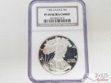 .999 Fine Silver 1986-S $1 Walking Liberty 1oz Coin - NGC Graded