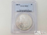 1889-S Morgan Silver Dollar - PCGS Graded