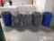 5 Rubbermaid Large Trash Cans