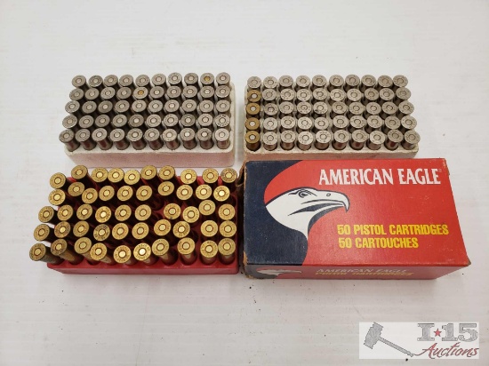 Approx 50 rounds of 38 s&w and 100 rounds of 38 special