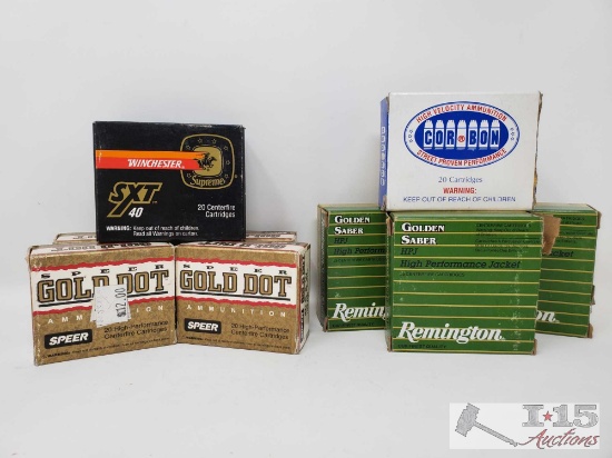 Approx 195 Rounds of 40 S&W