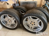 Set of Gestalt Virouge Wheels & Dunlop Tires