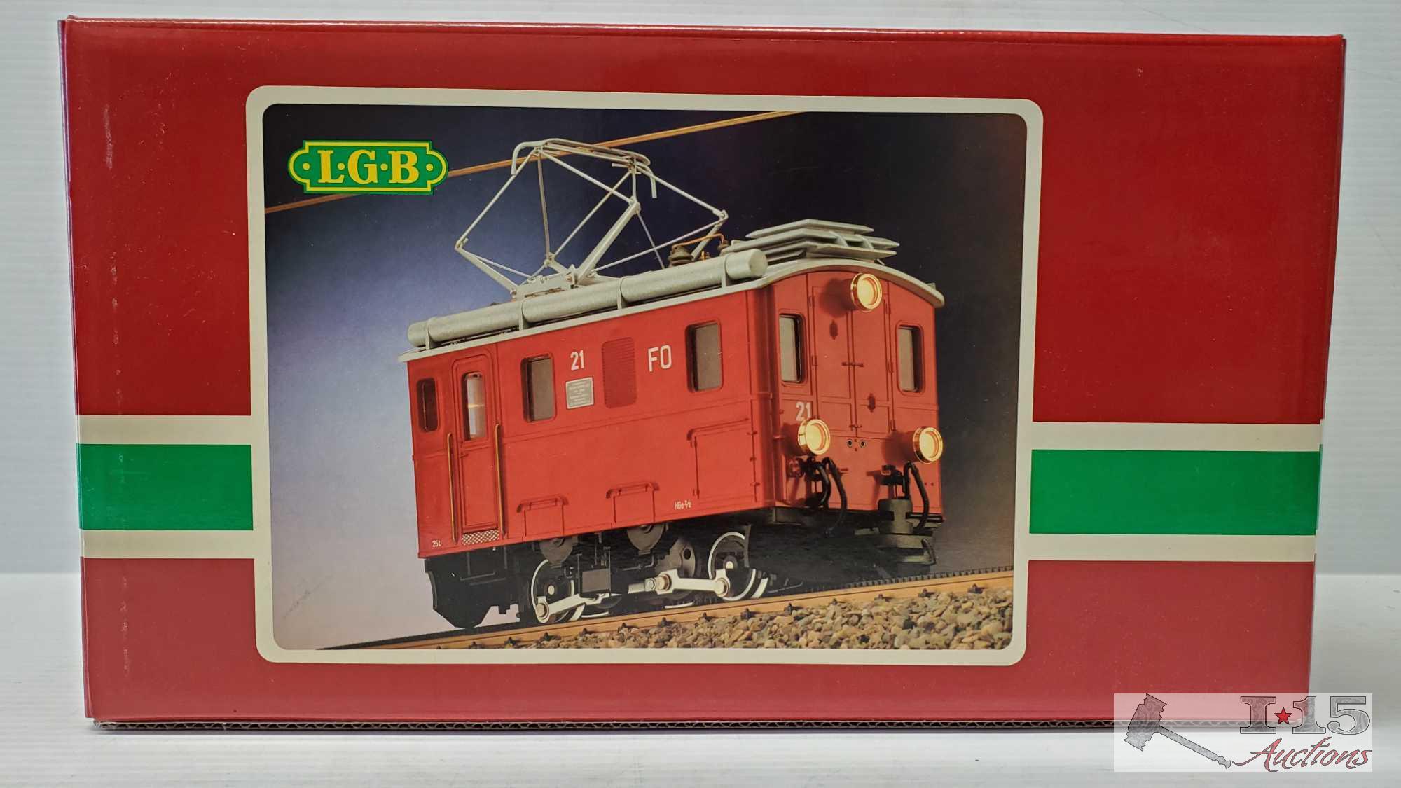 LGB Lehmann G Scale RhB Rack Electric Locomotive- | Proxibid
