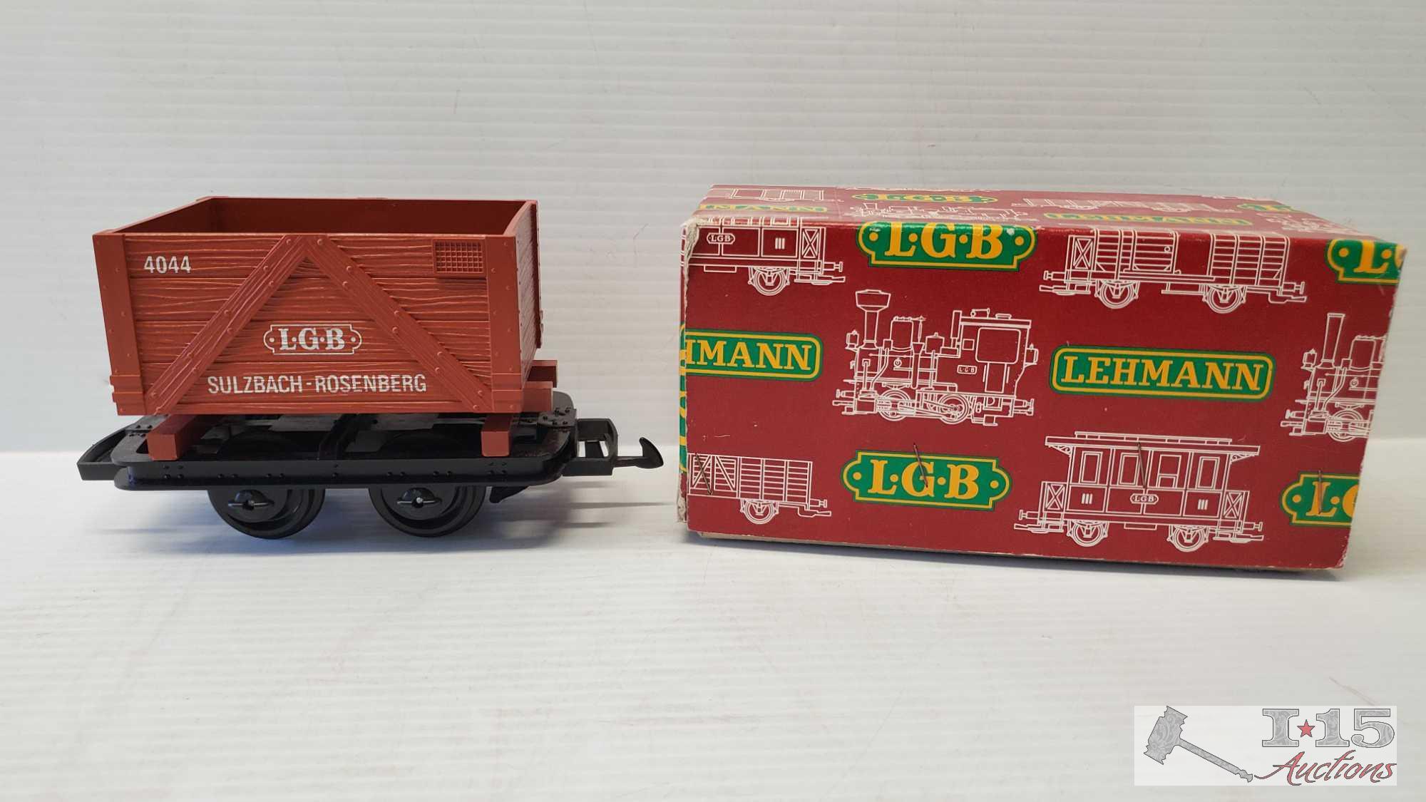 3 LGB Lehmann G Scale Gondola and Mine Train | Proxibid