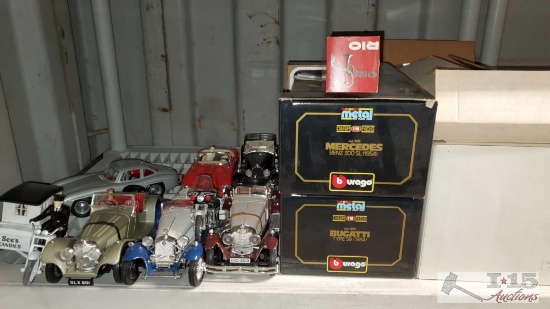 Ten Model Cars - Four in Boxes