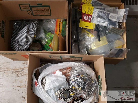 Assorted Model Train Wires, Accesories, People Figures ans More