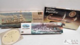 Three Ship Model Kits - Revell and Heller