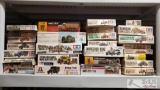 27 Plastic Military Related Model Kits