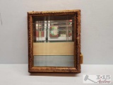 Creazioni Artistiche Wall Hanging Glass/Mirror Curio Display Cabinet