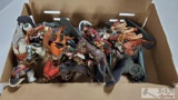 Box of Both Plastic Historex Painted Figurines and Painted Superfine Metal Castings