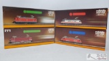 4 Marklin Mini-Club Z Scale Trains