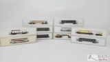 Eleven Marklin Mini-Club Z-Scale Train Cars