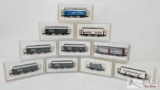 10 Marklin Mini-Club Z Scale Train Cars