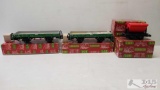 5 LGB Lehmamm G Scale Train Tipper Ore Cars and Flat Wagons- 4043 4010