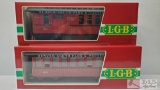 2 LGB Lehmann G Scale Train Passenger Cars-