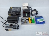 Polaroid Land Camera, Nikon Coolpix & Kodak Instamatic 804