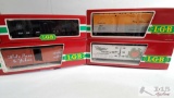 Four LGB G Scale Train Cars - 4167, 4072, 4067- D01, 4073-C03