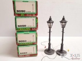 Six LGB Street Light Posts in Boxes- 5050