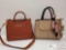 2 Steve Madden Purses- Cognac and Taupe