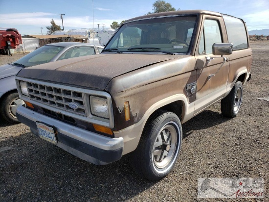 1987 Ford Bronco II, Cranks Does NOT Start Sold on NON OP