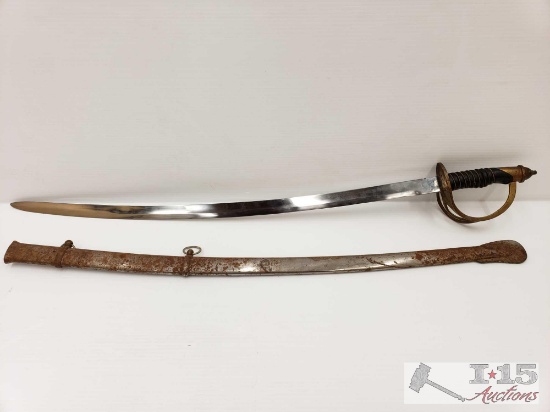 Vintage Replica of German WW1 Officers Sword with Scabbard