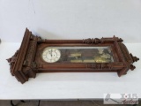 Antique Wood Wall Clock