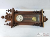 Antique Wood Wall Clock