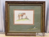 Framed Original Watercolor Painting 