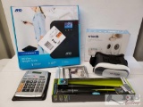 NEW A&D Medical Scale, NEW VTech 2 Camera Video Monitor, VR Case, Digital Drumsticks and more