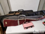 Beretta, Beeman & Allen Soft Long Gun Cases and one Soft Handgun case