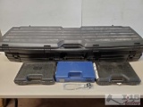 2 Hard Long Gun cases, 3 Hard Handgun Cases & One Cable Lock