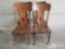4 Dining Table Wood Chairs
