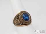 10K Gold 1973 Glendora Highschool Class Ring, 13.7