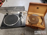 Victrola and Kenwood Record Players