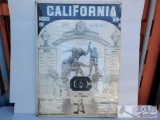 1977 Cal Berkeley Football Schedule Poster