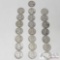 22 1951-1963 Franklin Silver Half Dollars, Weighs Approx 274.3g