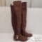 Pair of JustFab Shaelynne Over the Knee Boots