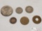 1972 Kennedy Half Dollar Philadelphia Mint, 1945 Mercury Dime Philadelphia Mint and Foreign Coins